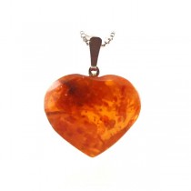 colier cu pandant chihlimbar scandinav. orange amber. argint 835 & sterling. Danemarca